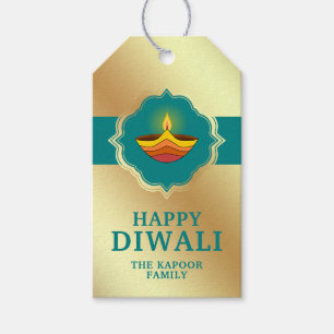 Étiquettes-cadeau Diwali personnalisé