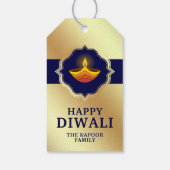 Étiquettes-cadeau Diwali personnalisé (Dos)
