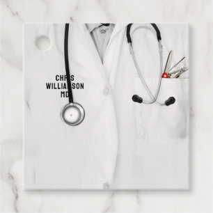 Étiquettes Cadeau Docteur Médicale