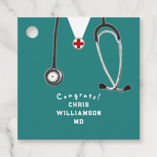 Étiquettes Cadeau Docteur Médicale (Devant)