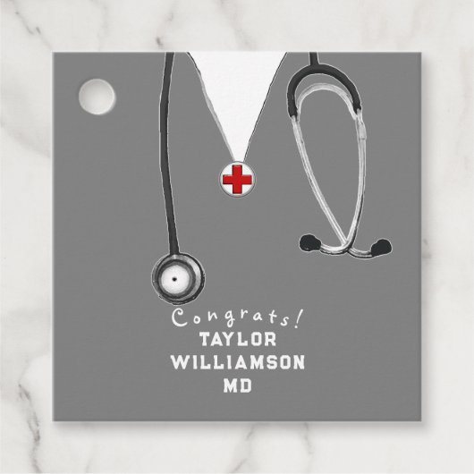 Étiquettes Cadeau Docteur Médicale (Devant)