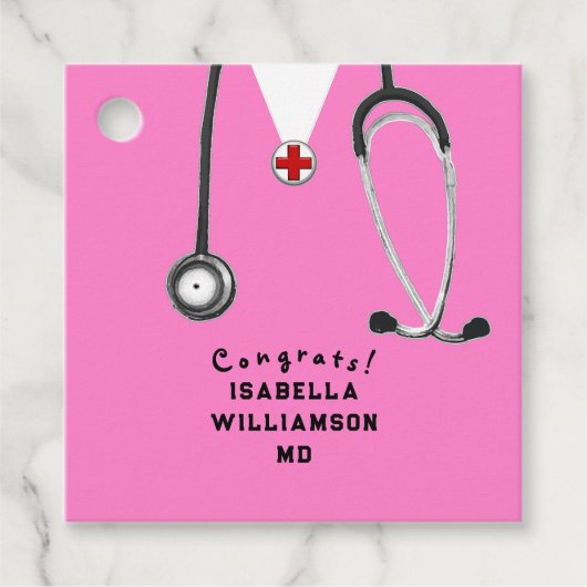 Étiquettes Cadeau Docteur Médicale (Devant)