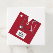 Étiquettes Cadeau Docteur Médicale (En situation)