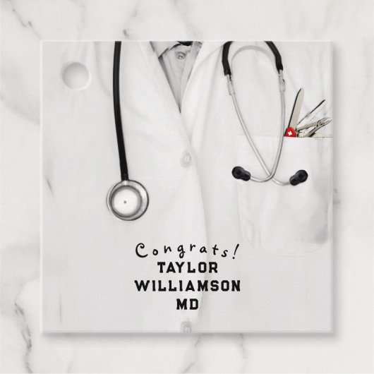 Étiquettes Cadeau Docteur Médicale (Devant)
