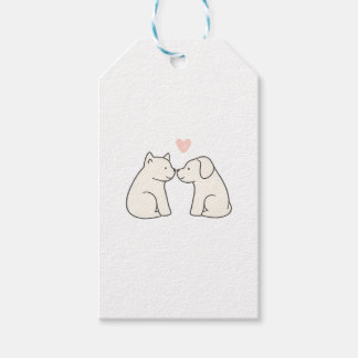 Étiquettes-cadeau Dog Love Sticker