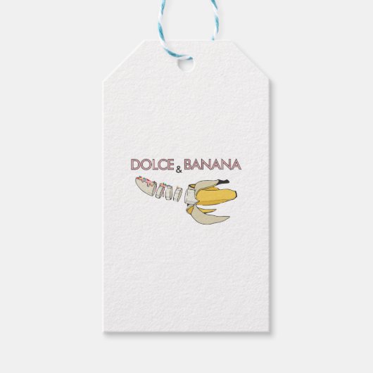 Étiquettes-cadeau Dolce & Banana (Devant)