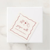 Étiquettes Cadeau Dolce Vita Mariage écriture manuscrite (En situation)