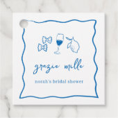 Étiquettes Cadeau Dolce Vita Mariage écriture manuscrite (Devant)