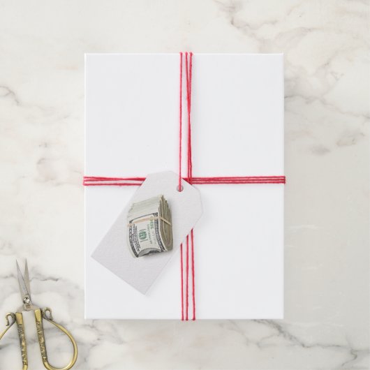 Étiquettes-cadeau Dollars (With Twine)