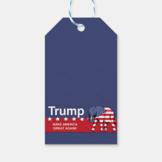Étiquettes-cadeau donald trump républicain 2016