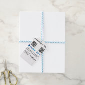 Étiquettes-cadeau Donation Collection conseil pot ajouter votre q r  (Avec de laficelle)
