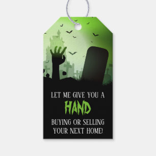 Étiquettes-cadeau Donnez-vous la main Halloween Pop By