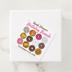 Étiquettes Cadeau Donut Doughnut Fête Anniversaire Brunch Vente de p