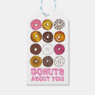 Étiquettes-cadeau Donuts About You Valentine's Day Donut Tags cadeau