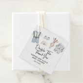 Étiquettes Cadeau Double Merci Twin Boys Vêtements Favoriser (En situation)