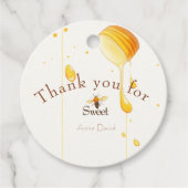 Étiquettes Cadeau Douce comme peut être baby shower (Devant)