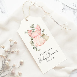 Étiquettes-cadeau Douce Fille Bohème Baby Shower