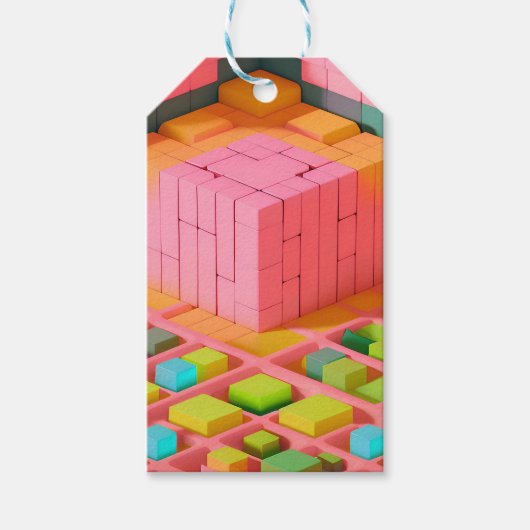 Étiquettes-cadeau Douceur aux couleurs vives (Devant)