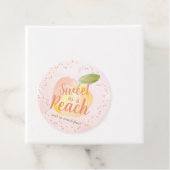 Étiquettes Cadeau Douceur comme une Pêche Aquarelle Anniversaire Mer (En situation)