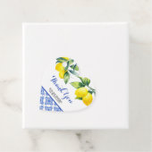 Étiquettes Cadeau Douche citron (En situation)