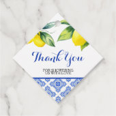 Étiquettes Cadeau Douche citron (Devant)