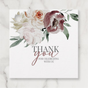 Étiquettes Cadeau douche nuptiale, nuptiale florale, mariée pour êtr