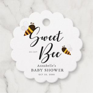 Étiquettes Cadeau Doux comme peut Baby shower Merci