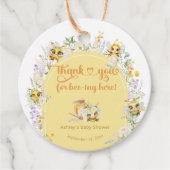 Étiquettes Cadeau Doux comme peut Bee Bumble Bee Baby shower (Devant)