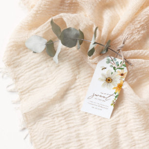 Étiquettes-cadeau Doux Comme Peut Être Floral Spring Baby shower F