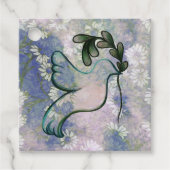 Étiquettes Cadeau Dove d'espoir et de paix (Devant)