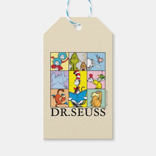Étiquettes-cadeau Dr. Seuss | Histoires Graphiques (Devant)