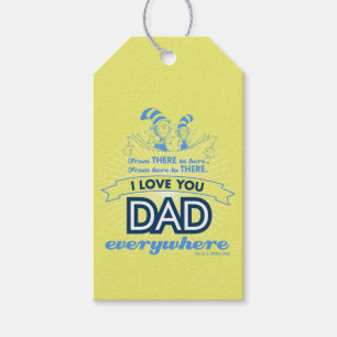 Étiquettes-cadeau Dr Seuss Je t'aime Papa partout