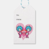 Étiquettes-cadeau Dr. Seuss Valentine | Chose une chose deux (Devant)