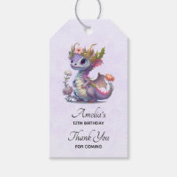 Dragon violet à couronne élégante