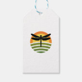 Étiquettes-cadeau Dragonfly Retro (1) (Devant)