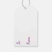 Étiquettes-cadeau Dragonlies et Dandelions de et vers (Dos)