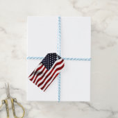 Étiquettes-cadeau Drapeau américain (Avec de laficelle)