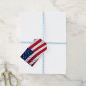 Étiquettes-cadeau Drapeau américain (With Twine)