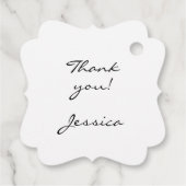 Étiquettes Cadeau Drapeau américain rouge blanc brillant parties sci (Dos)