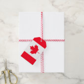 Étiquettes-cadeau Drapeau canadien. CANADA. (With Twine)