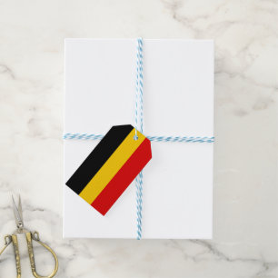 Étiquettes-cadeau Drapeau de Belgique