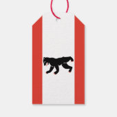 Étiquettes-cadeau Drapeau de Berlin (Dos)