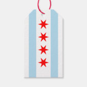 Étiquettes-cadeau Drapeau de Chicago (Devant)