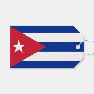 Étiquettes-cadeau Drapeau de Cuba