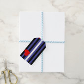 Étiquettes-cadeau Drapeau de fierté cuir (With Twine)