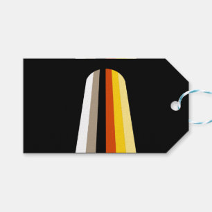 Étiquettes-cadeau Drapeau de fierté des cheveux longs