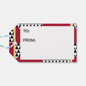 Étiquettes-cadeau Drapeau de fierté Drag (Dos Horizontal)