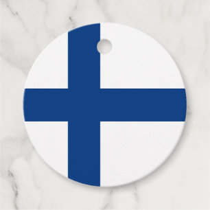 Étiquettes Cadeau Drapeau de Finlande
