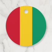Étiquettes Cadeau Drapeau de Guinée (Devant)