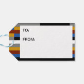 Étiquettes-cadeau Drapeau de la fierté des freaks (Dos Horizontal)